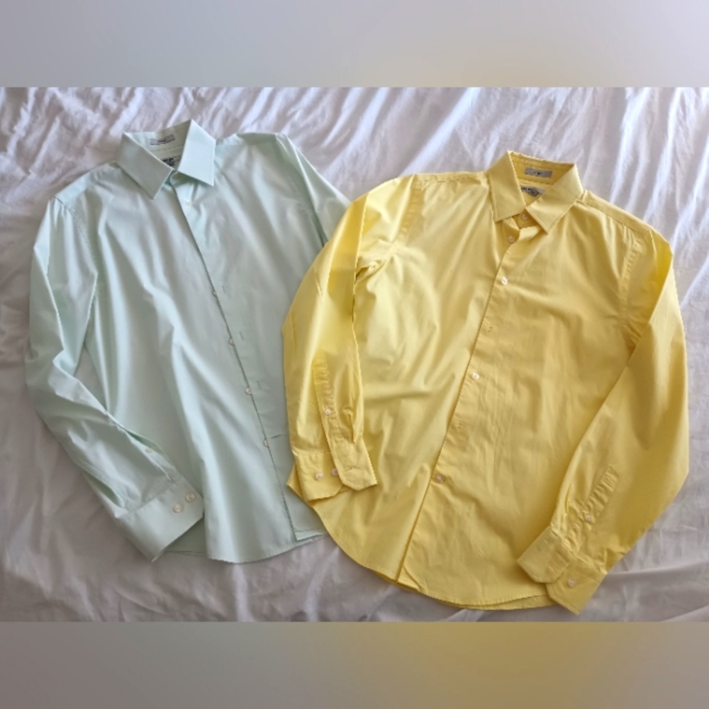 Men's Express Button Up Shirt Set Bundle